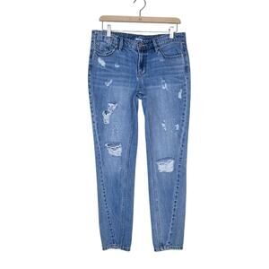 BDG Womens 26W Slim Boyfriend Distressed Jeans